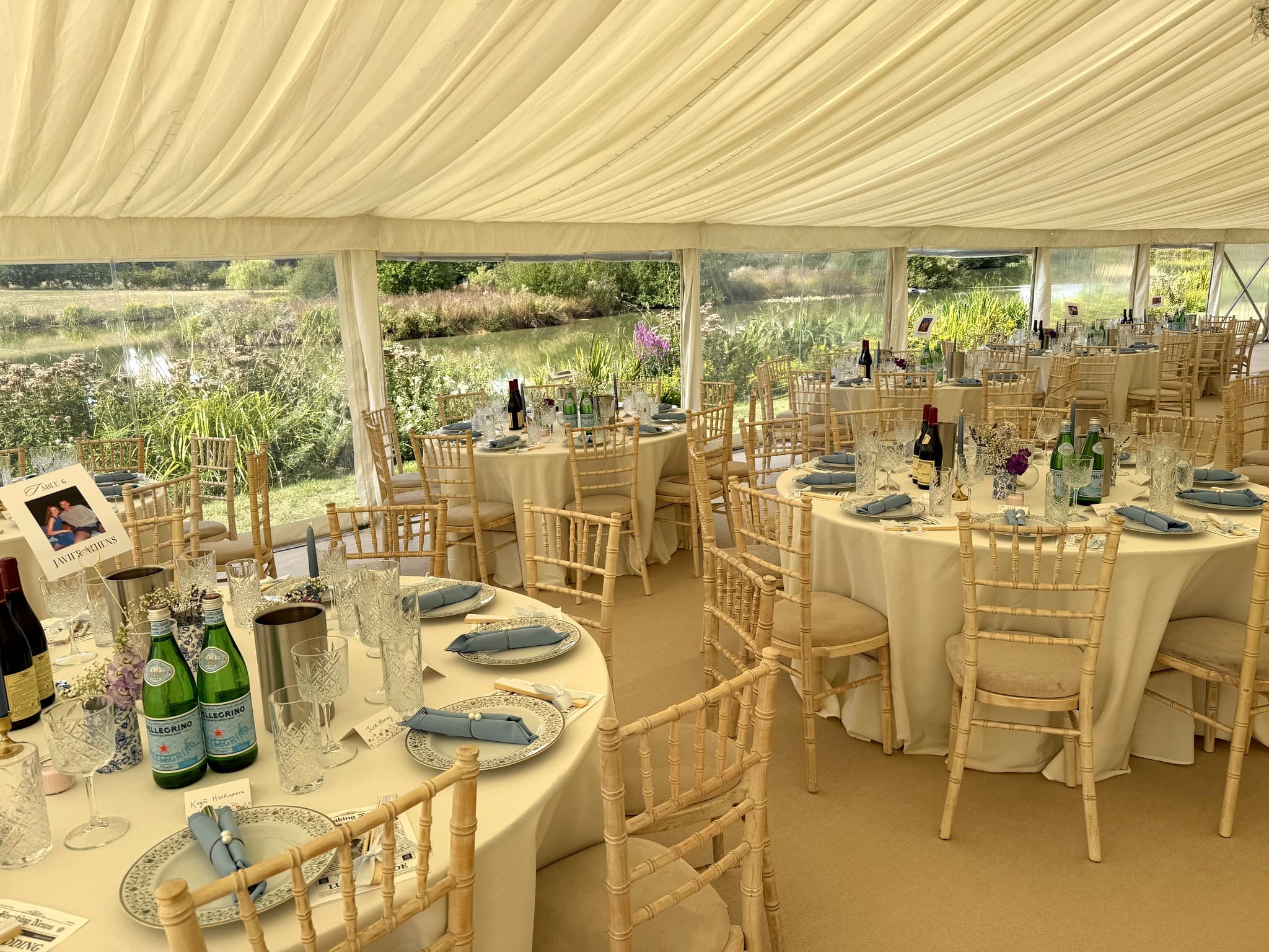 Marquee Hire Milton Keynes Formal Banqueting Setup